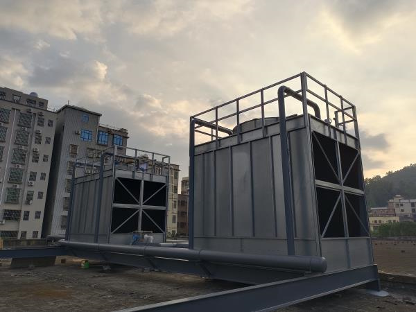 冷卻塔廠家講解方形橫流式玻璃鋼冷卻塔選型表,方型橫流冷卻塔廠家
